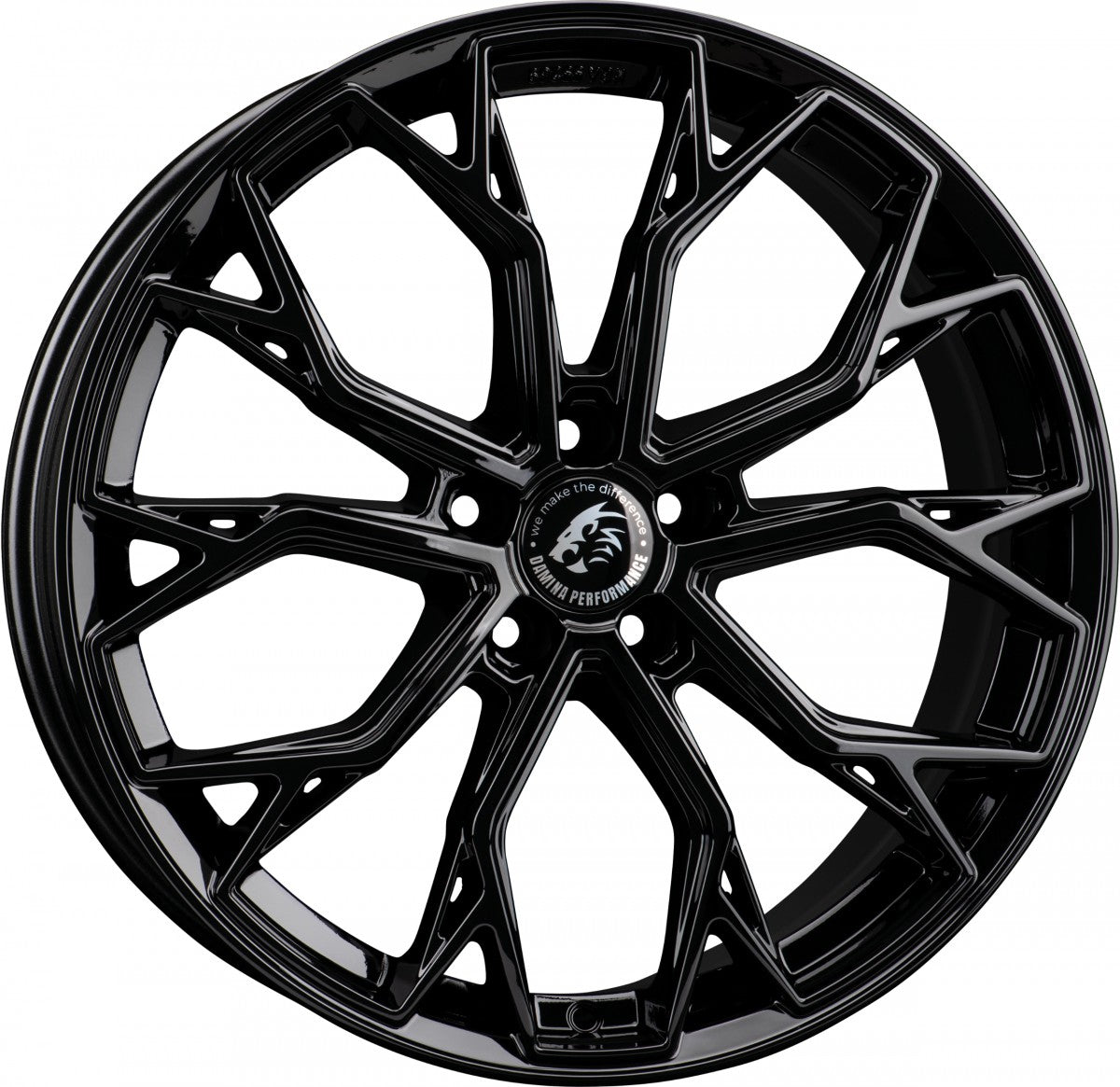 Damina Performance DM18 black painted 8.5x19 ET45 - LK5/112 ML66.6