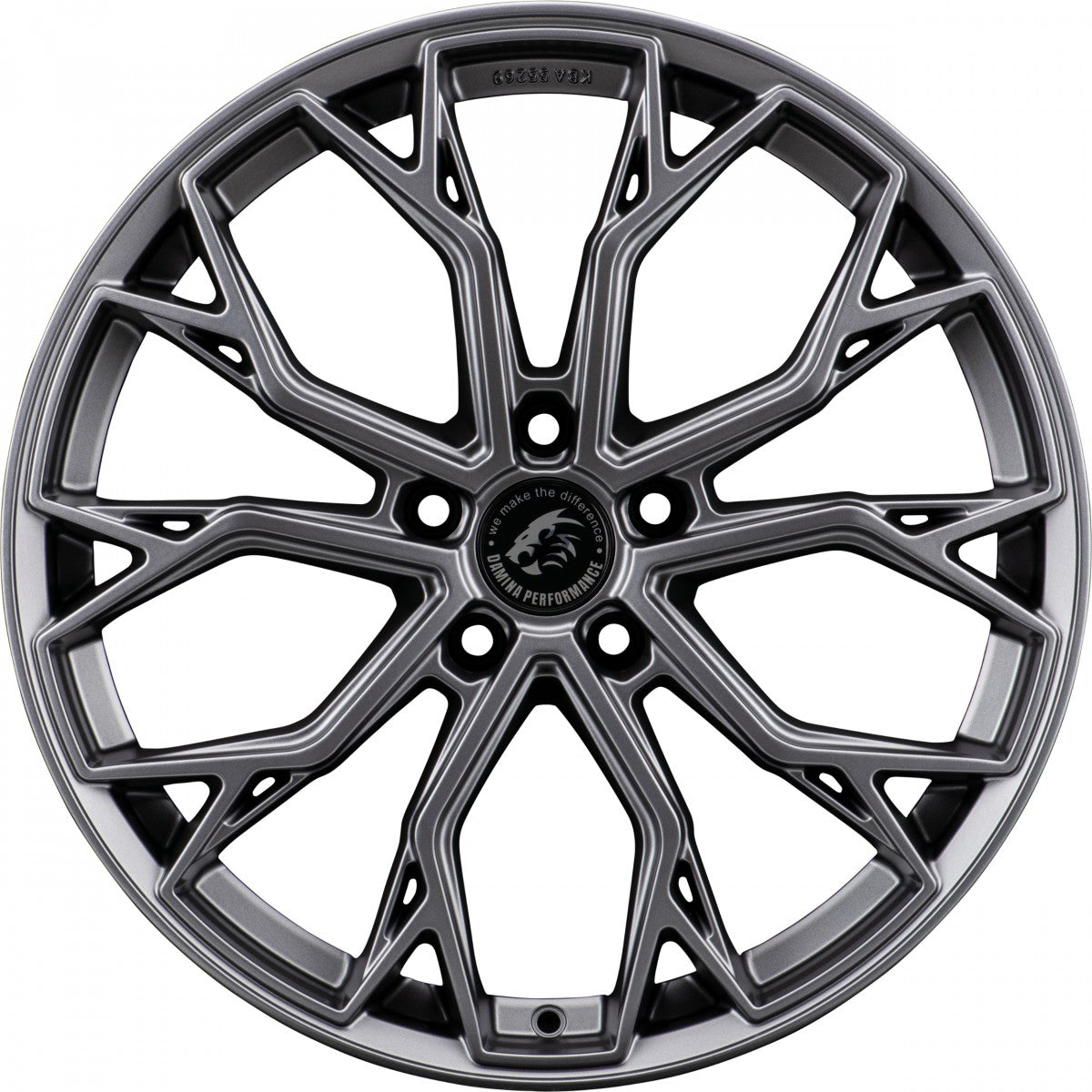 Damina Performance DM18 Grey Matt Alufelge 8.5x20 Zoll ET35 LK 5x120 ML72.6 – Bild 2