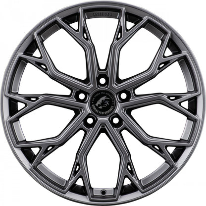 Damina Performance DM18 Grey Matt Alufelge 8.5x20 Zoll ET35 LK 5x120 ML72.6 – Bild 2