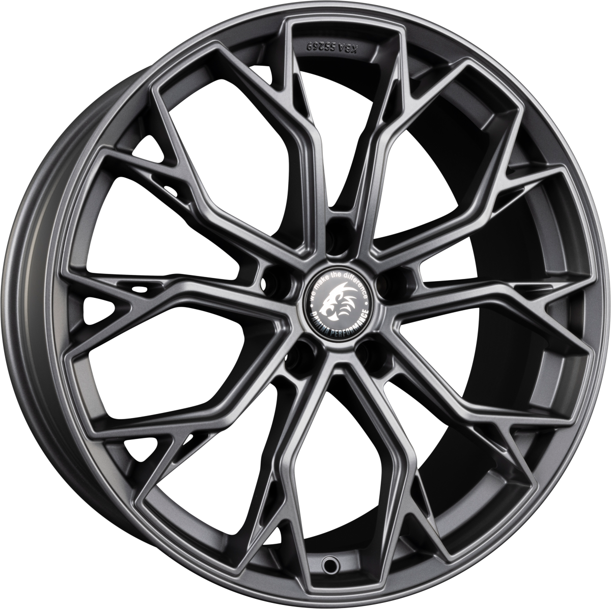 Damina Performance DM18 Grey Matt Alufelge 8.5x19 Zoll ET35 LK 5x120 ML72.6