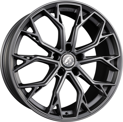 Damina Performance DM18 Grey Matt Alufelge 8.5x19 Zoll ET35 LK 5x120 ML72.6