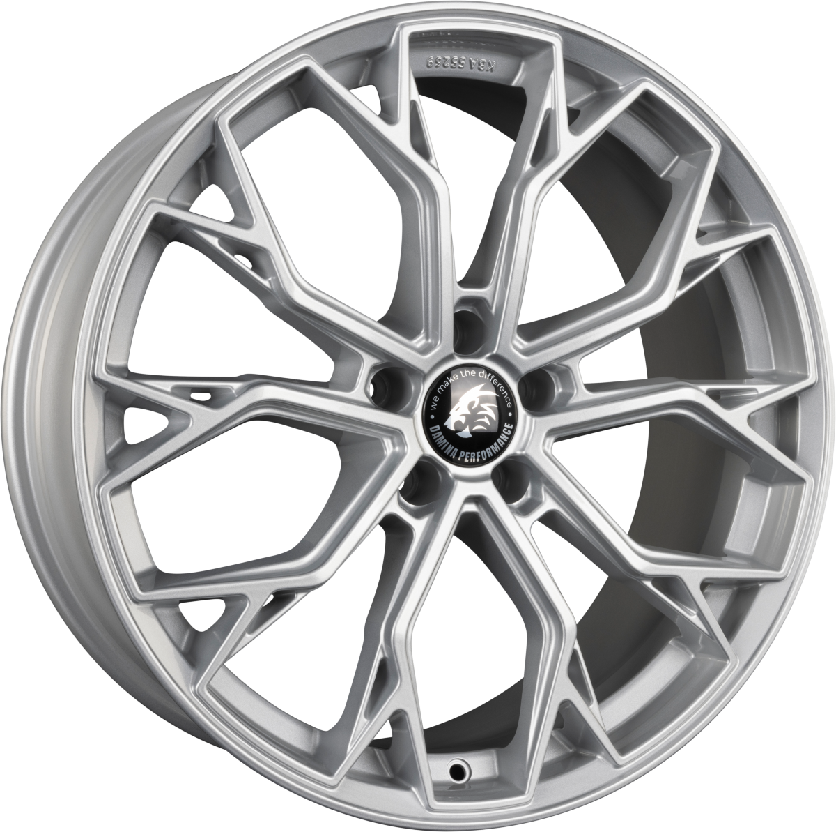Damina Performance DM18 Hyper Silver Alufelge 8.5x19 Zoll ET35 LK 5x120 ML72.6 – Bild 2