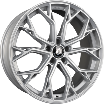 Damina Performance DM18 Hyper Silver Alufelge 8.5x20 Zoll ET35 LK 5x112 ML66.6 – Bild 2