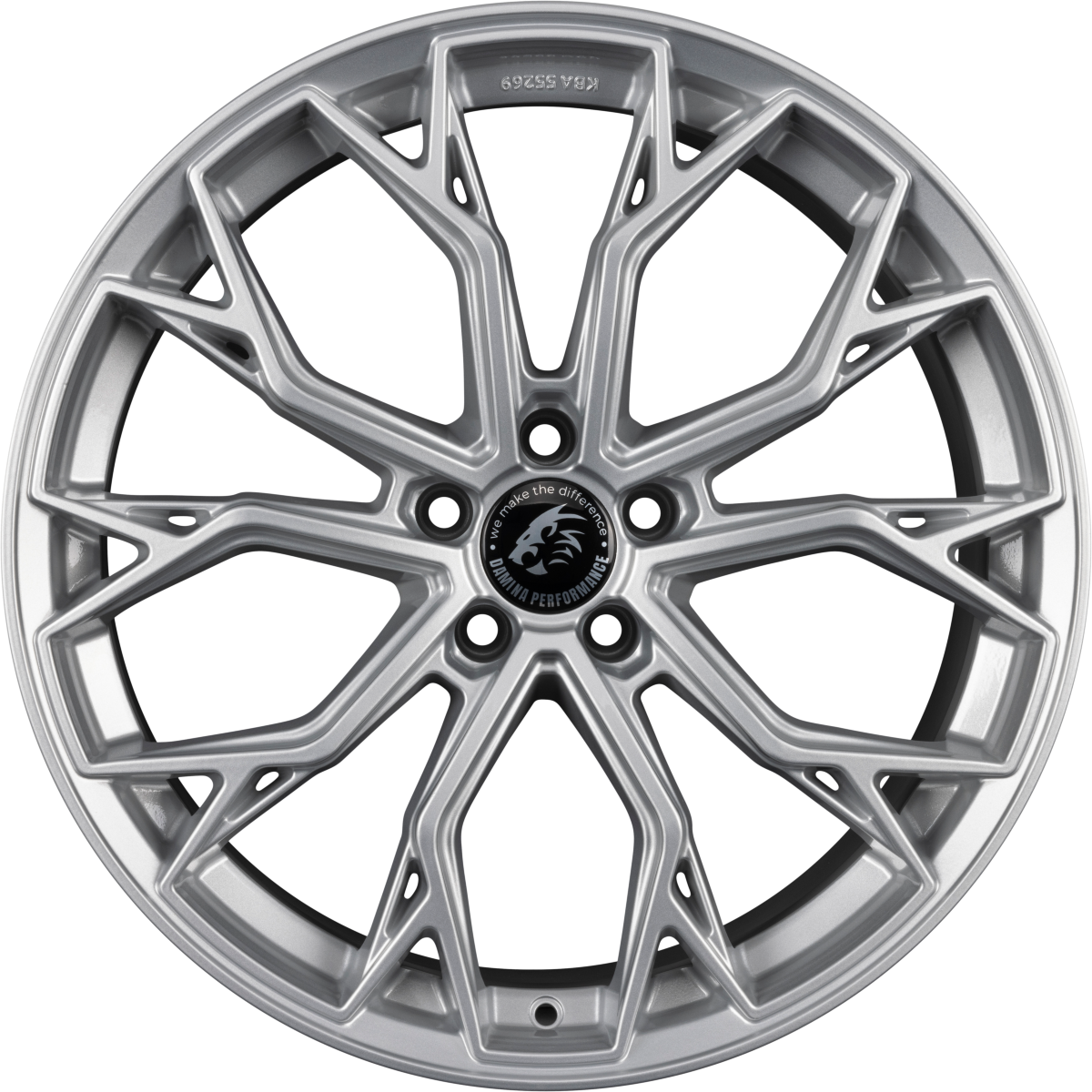 Damina Performance DM18 Hyper Silver Alufelge 8.5x20 Zoll ET45 LK 5x112 ML66.6