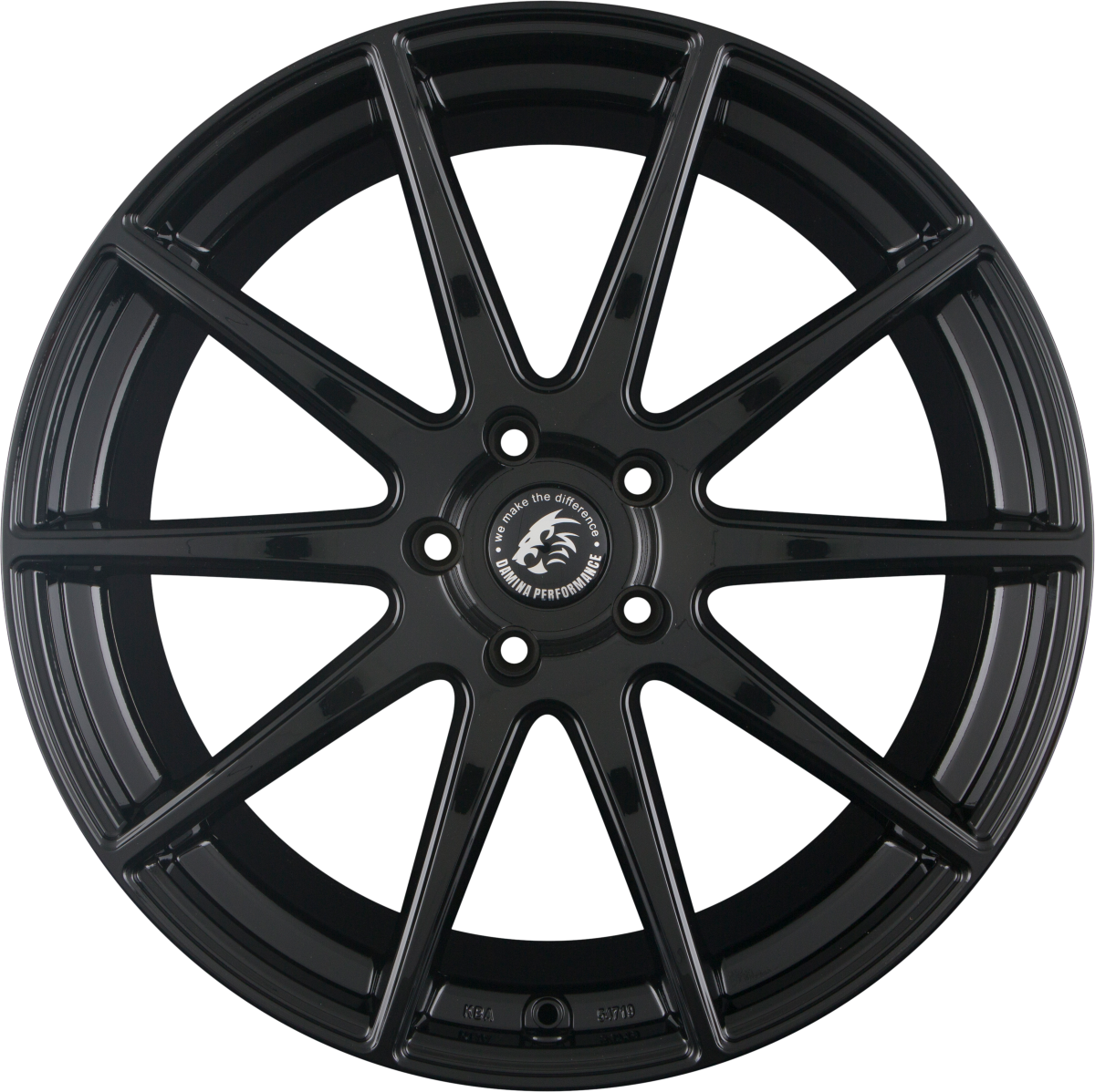 Damina Performance DM19 Black Alufelge 10x22 Zoll ET20 LK 5x112 ML66.6