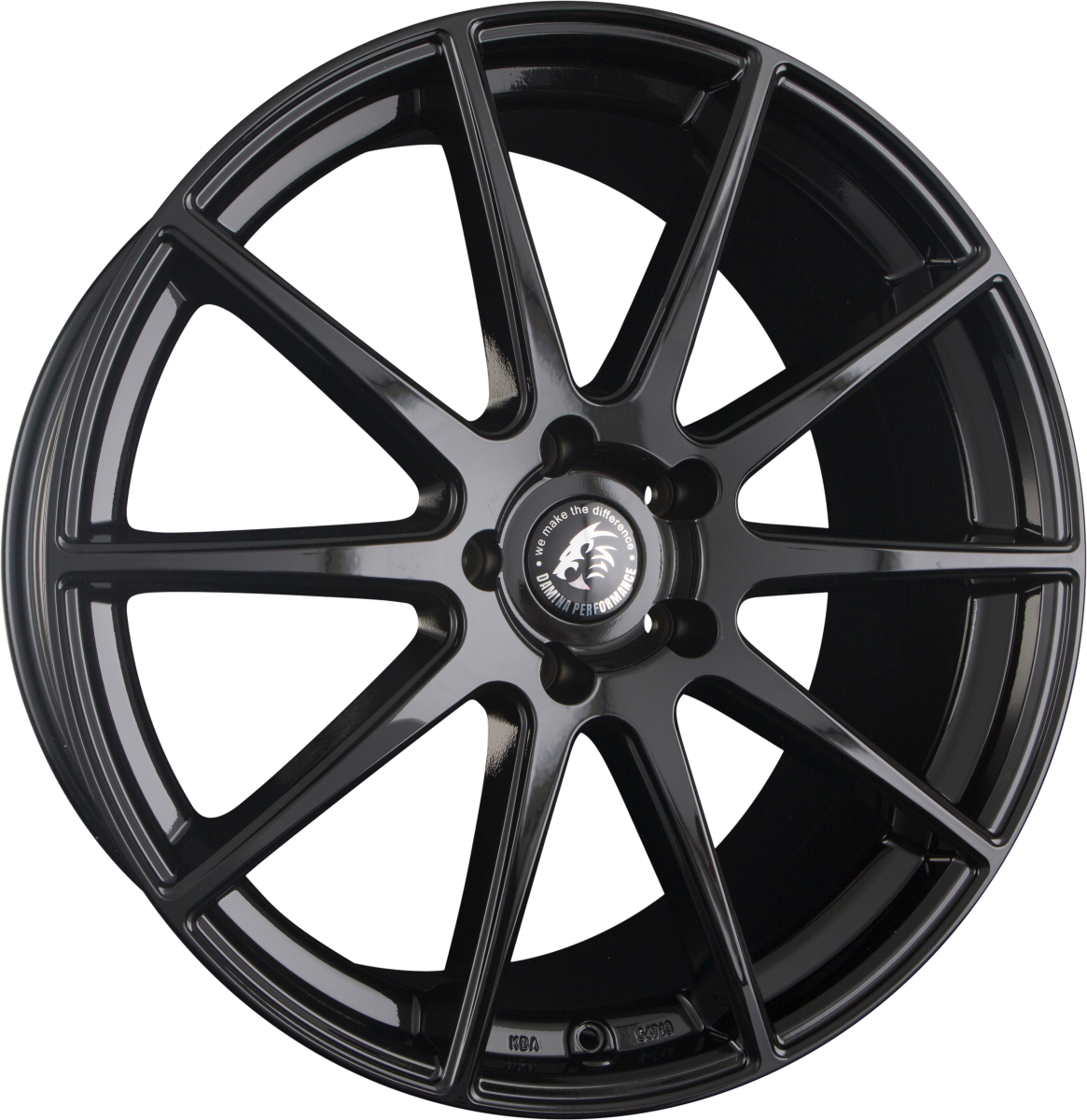 Damina Performance DM19 Black Alufelge 10x22 Zoll ET20 LK 5x112 ML66.6 – Bild 2