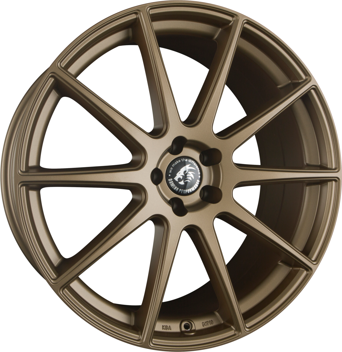 Damina Performance DM19 Bronze Matt Alufelge 10x22 Zoll ET45 LK 5x130 ML71.6