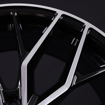 Damina Performance DM20 Black Polished Alufelge 8.5x19 Zoll ET35 LK 5x120 ML72.6 – Bild 5