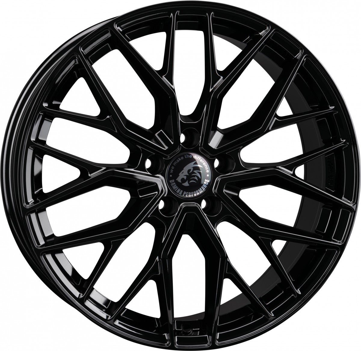Damina Performance DM20 Black Alufelge 8.5x19 Zoll ET35 LK 5x120 ML72.6