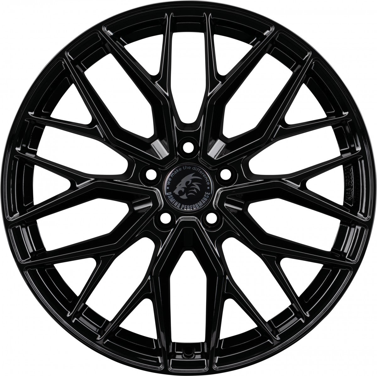 Damina Performance DM20 Black Alufelge 8.5x19 Zoll ET35 LK 5x120 ML72.6 – Bild 2