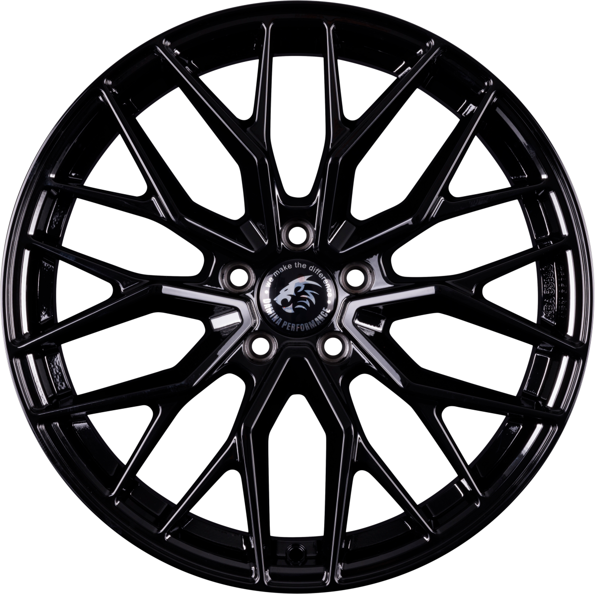 Damina Performance DM20 Black Alufelge 8.5x20 Zoll ET45 LK 5x112 ML66.6
