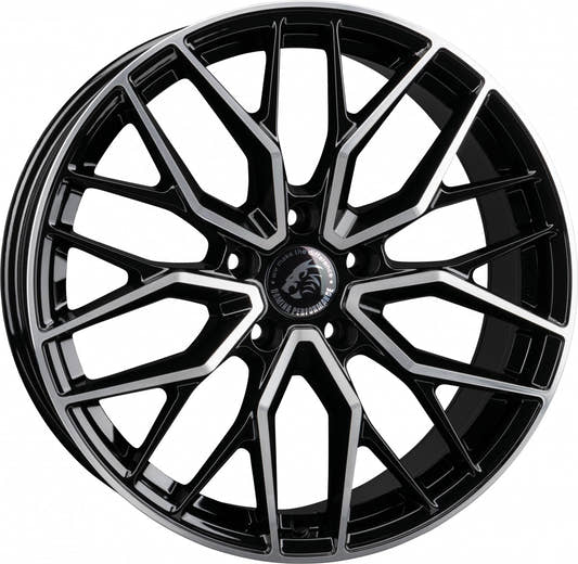 Damina Performance DM20 Black Polished Alufelge 8.5x20 Zoll ET30 LK 5x112 ML66.6