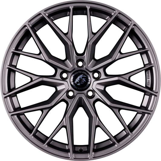 Damina Performance DM20 Grey Matt Alufelge 8.5x20 Zoll ET45 LK 5x112 ML66.6