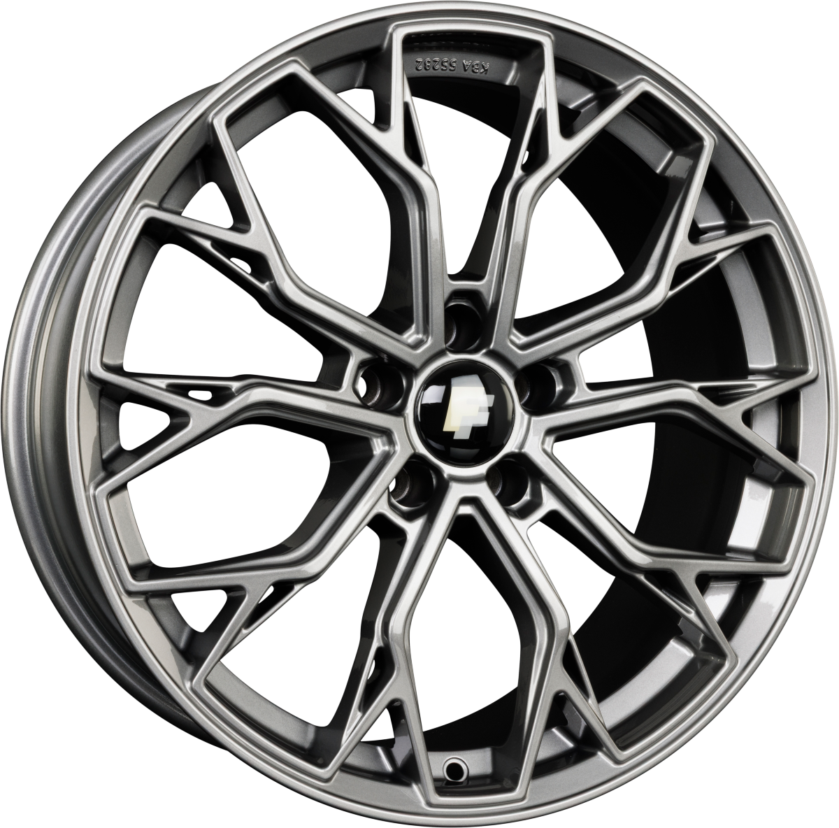 FF-Wheels FF02 Anthrazit Alufelge 8.5x20 Zoll ET45 LK 5x112 ML66.6 – Bild 2