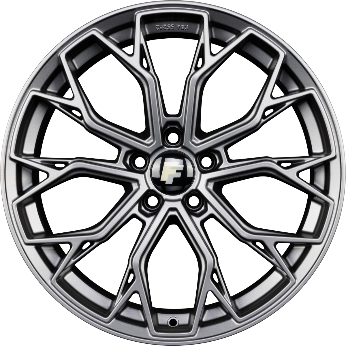FF-Wheels FF02 Grau Matt Alufelge 8.5x20 Zoll ET35 LK 5x120 ML72.6