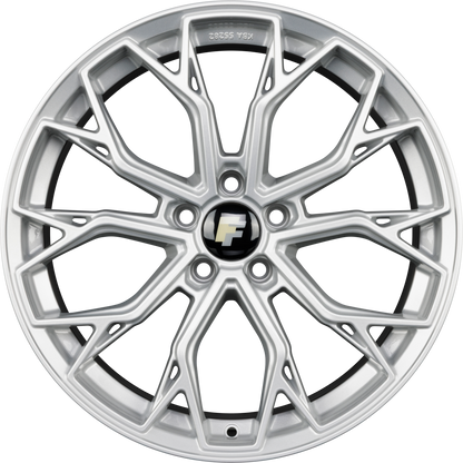 FF-Wheels FF02 Silver Painted Alufelge 8.5x20 Zoll ET35 LK 5x112 ML66.6