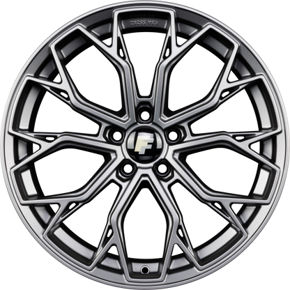 FF-Wheels FF02 Grau Matt Alufelge 8.5x19 Zoll ET35 LK 5x112 ML66.6