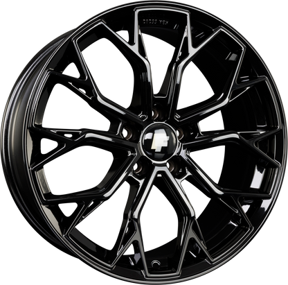 FF-Wheels FF02 Schwarz Alufelge 8.5x19 Zoll ET35 LK 5x120 ML72.6 – Bild 2