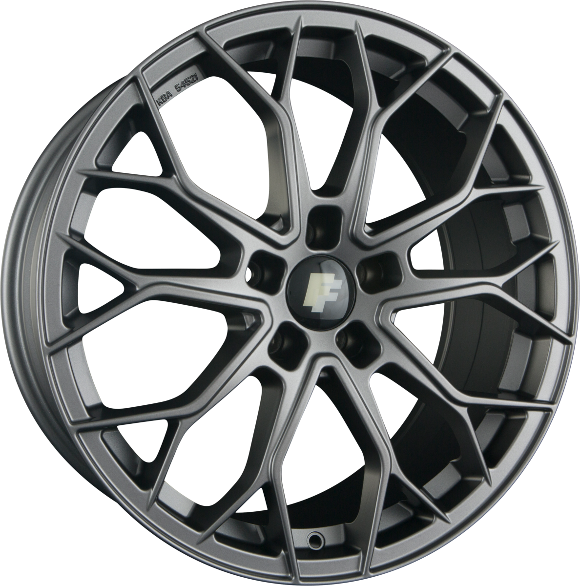 FF-Wheels FF01 Grey Matt Alufelge 8x18 Zoll ET45 LK 5x120 ML72.6 – Bild 2