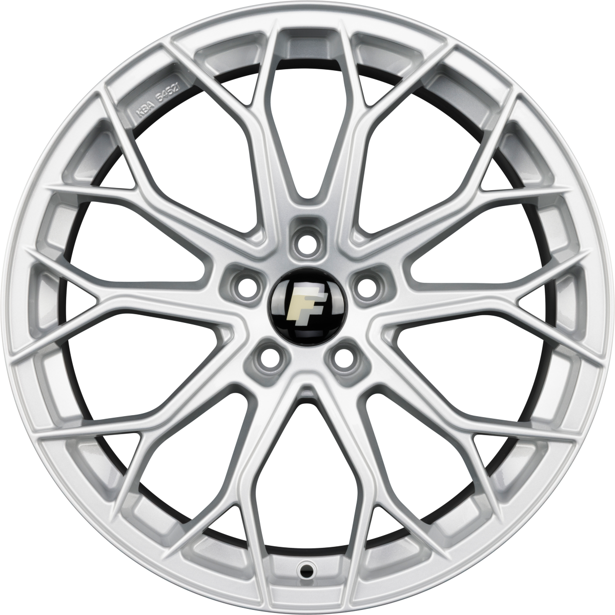 FF-Wheels FF01 Silver Painted Alufelge 8x18 Zoll ET35 LK 5x112 ML66.6