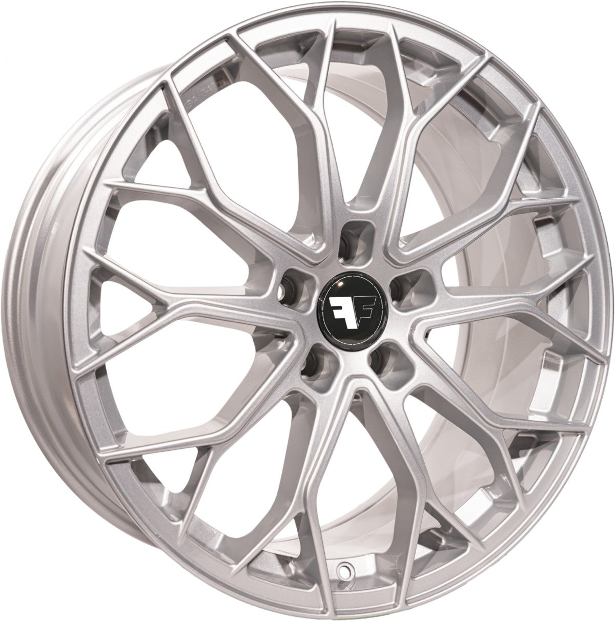 FF Wheels FF01 silver painted Alufelge 8x18 Zoll ET45 LK 5x120 ML72.6