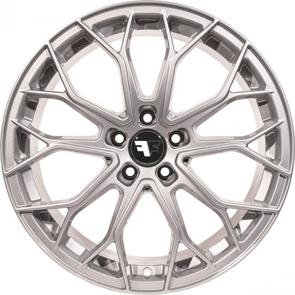 FF Wheels FF01 silver painted Alufelge 8x18 Zoll ET45 LK 5x120 ML72.6 – Bild 2