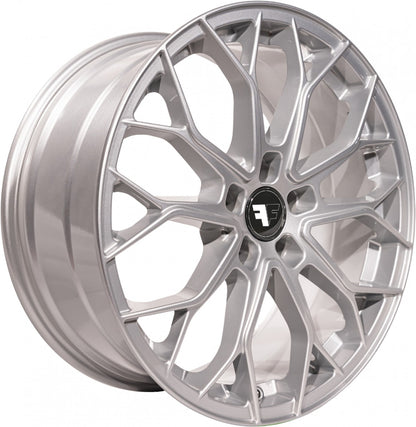 FF Wheels FF01 silver painted Alufelge 8x18 Zoll ET45 LK 5x120 ML72.6 – Bild 3