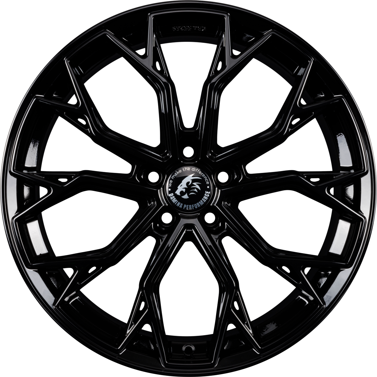 Damina Performance DM18 Black Alufelge 8x18 Zoll ET45 LK 5x120 ML72.6