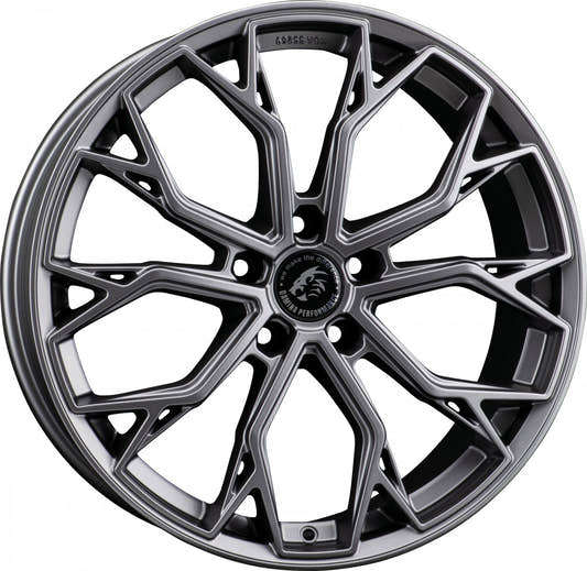 Damina Performance DM18 grey matt Alufelge 8x18 Zoll ET30 LK 5x112 ML72.6