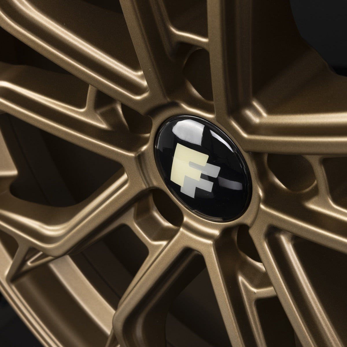 FF-Wheels FF02 Bronze Matt Alufelge 8x18 Zoll ET30 LK 5x112 ML72.6 – Bild 3