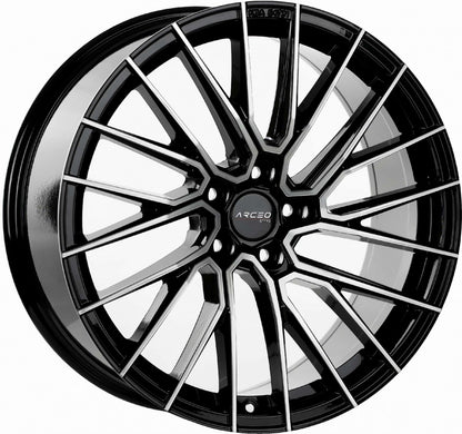 Arceo Wheels ASW02 black diamond Alufelge 8.5x19 Zoll ET35 LK 5x112 ML73.1