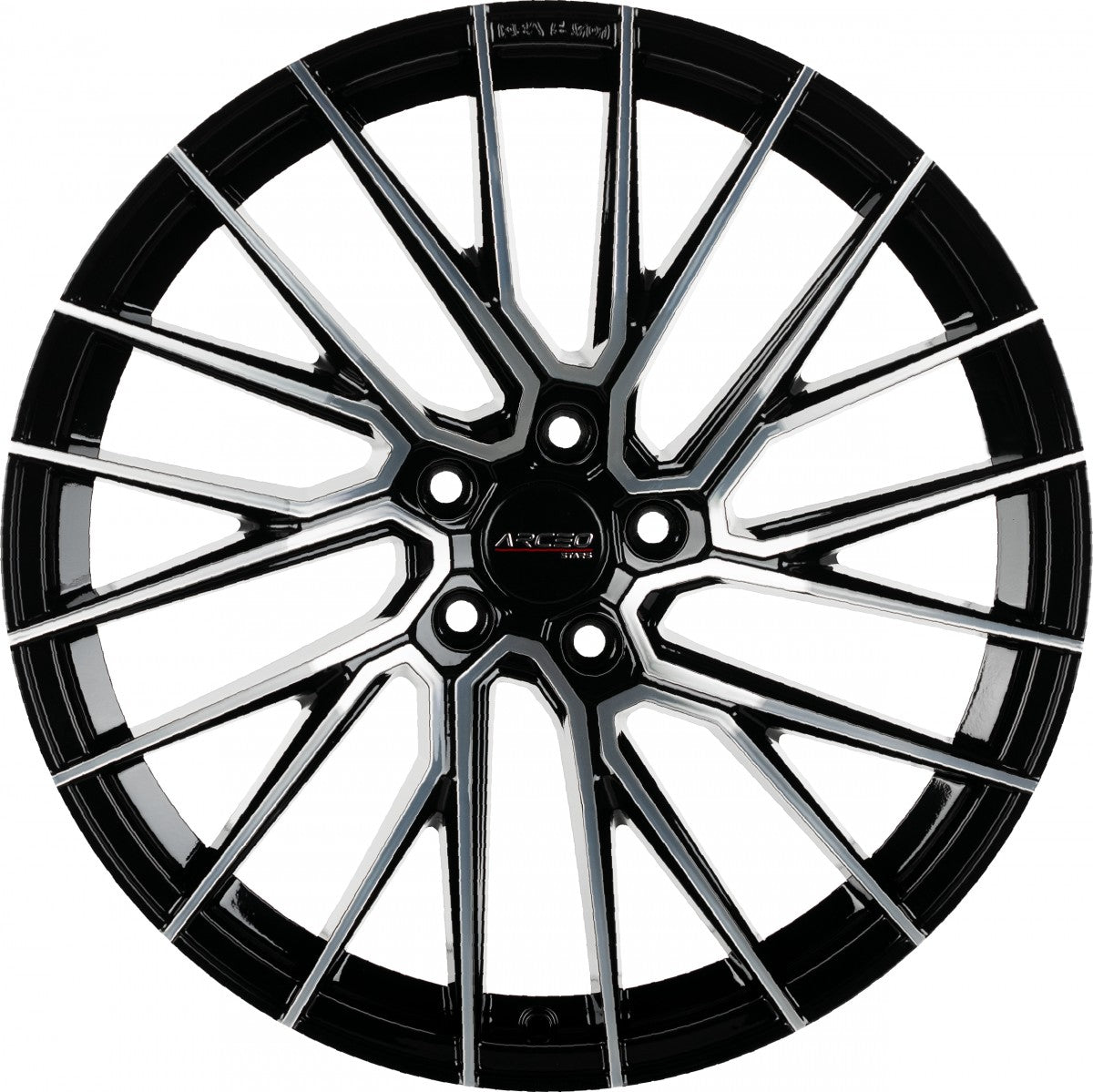 Arceo Wheels ASW02 black diamond Alufelge 8.5x19 Zoll ET35 LK 5x112 ML73.1 – Bild 2