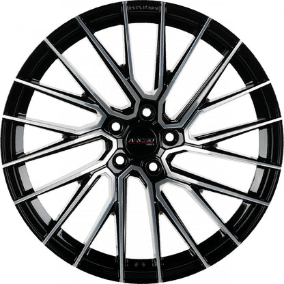 Arceo Wheels ASW02 black diamond Alufelge 8.5x19 Zoll ET35 LK 5x112 ML73.1 – Bild 2