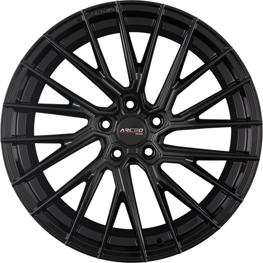 Arceo Wheels ASW-02 Glossy Black Alufelge 8.5x19 Zoll ET45 LK 5x112 ML73.1