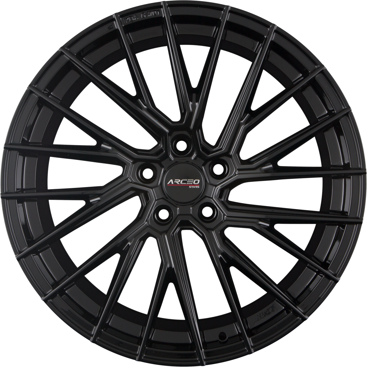 Arceo Wheels ASW-02 Glossy Black Alufelge 8.5x19 Zoll ET45 LK 5x112 ML73.1