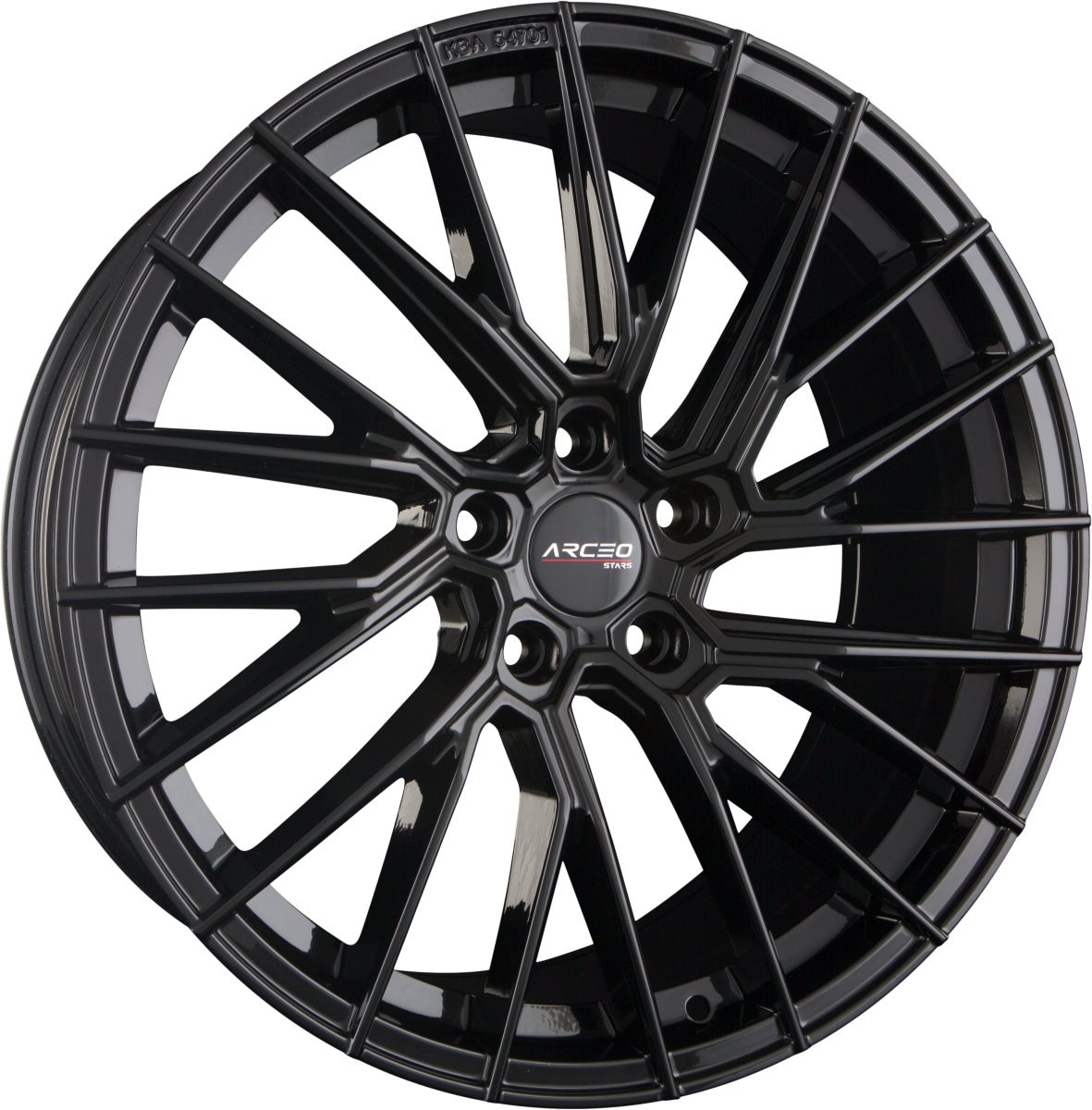 Arceo Wheels ASW-02 Glossy Black Alufelge 8.5x19 Zoll ET45 LK 5x112 ML73.1 – Bild 2