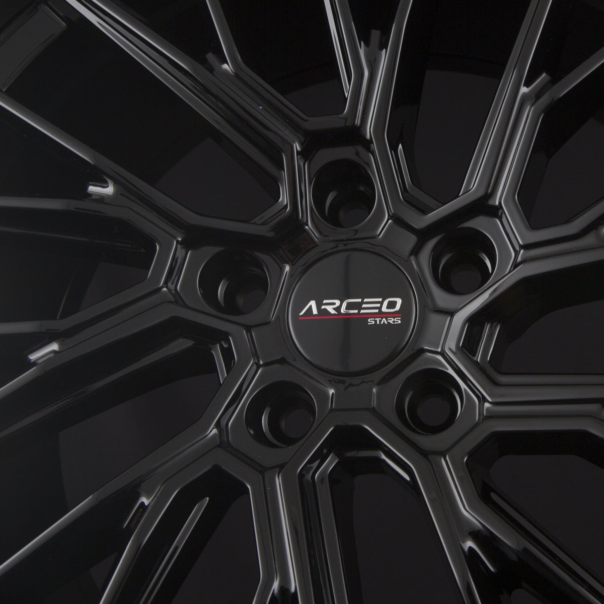 Arceo Wheels ASW-02 Glossy Black Alufelge 8.5x19 Zoll ET45 LK 5x112 ML73.1 – Bild 4