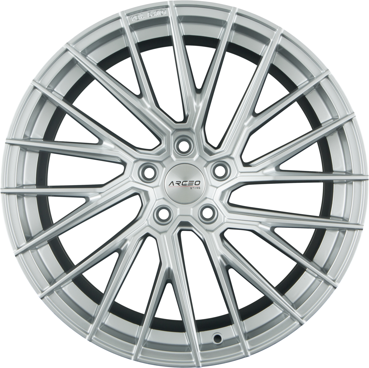 Arceo Wheels ASW-02 Silver Alufelge 8.5x19 Zoll ET35 LK 5x112 ML73.1
