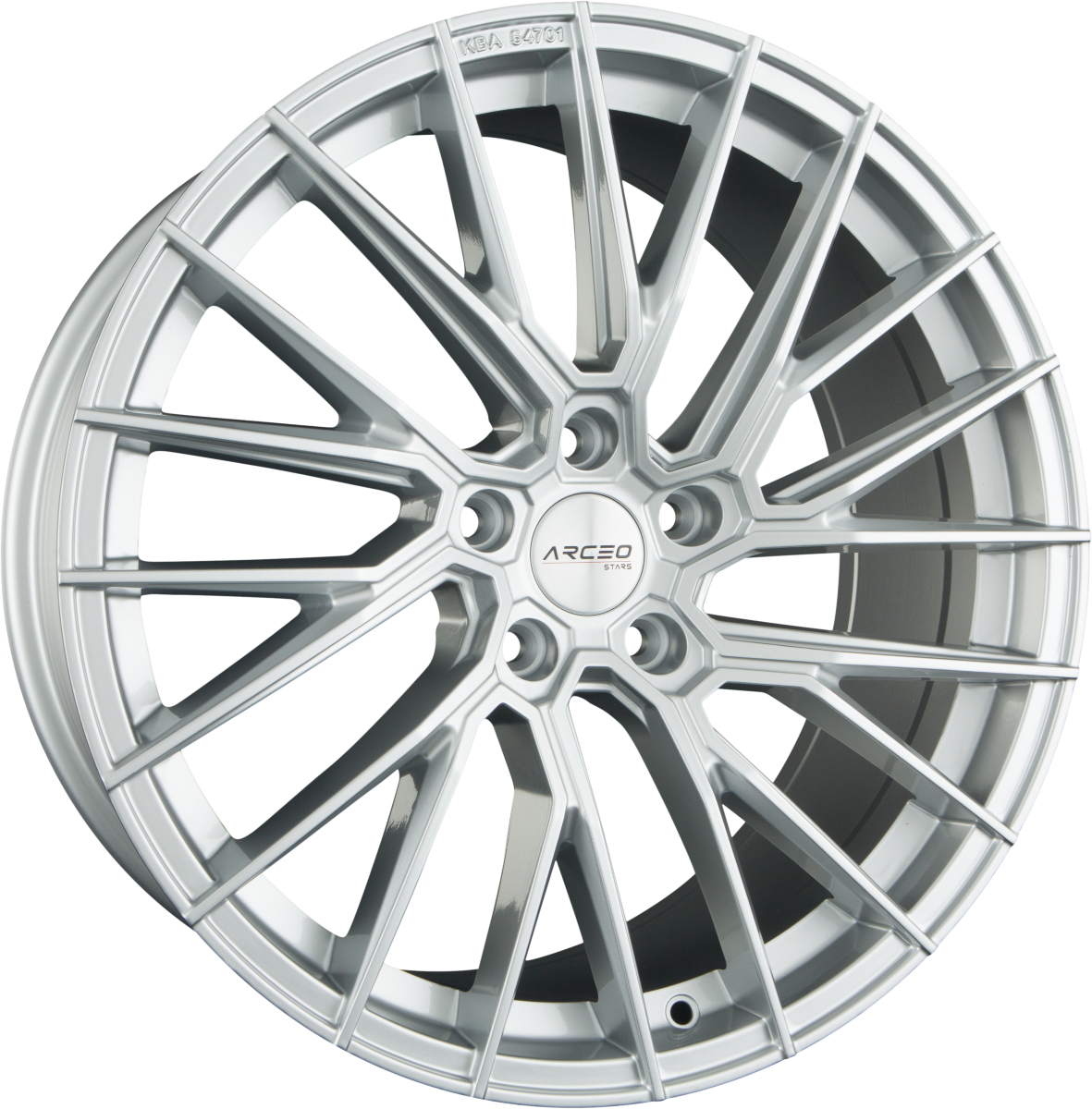 Arceo Wheels ASW-02 Silver Alufelge 8.5x19 Zoll ET35 LK 5x112 ML73.1 – Bild 2