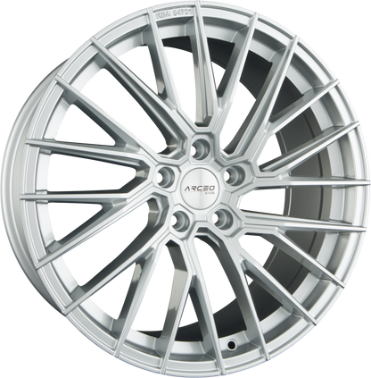 Arceo Wheels ASW-02 Silver Alufelge 8.5x19 Zoll ET35 LK 5x112 ML73.1 – Bild 2
