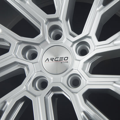 Arceo Wheels ASW-02 Silver Alufelge 8.5x19 Zoll ET35 LK 5x112 ML73.1 – Bild 4