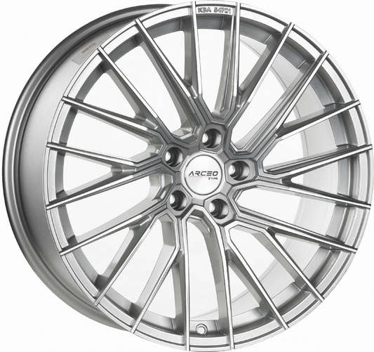 Arceo Wheels ASW02 silver diamond Alufelge 8.5x19 Zoll ET45 LK 5x112 ML73.1