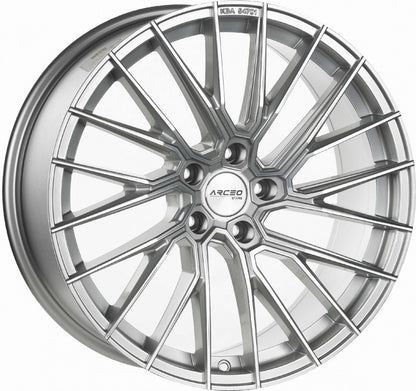 Arceo Wheels ASW02 silver diamond Alufelge 8.5x19 Zoll ET45 LK 5x112 ML73.1