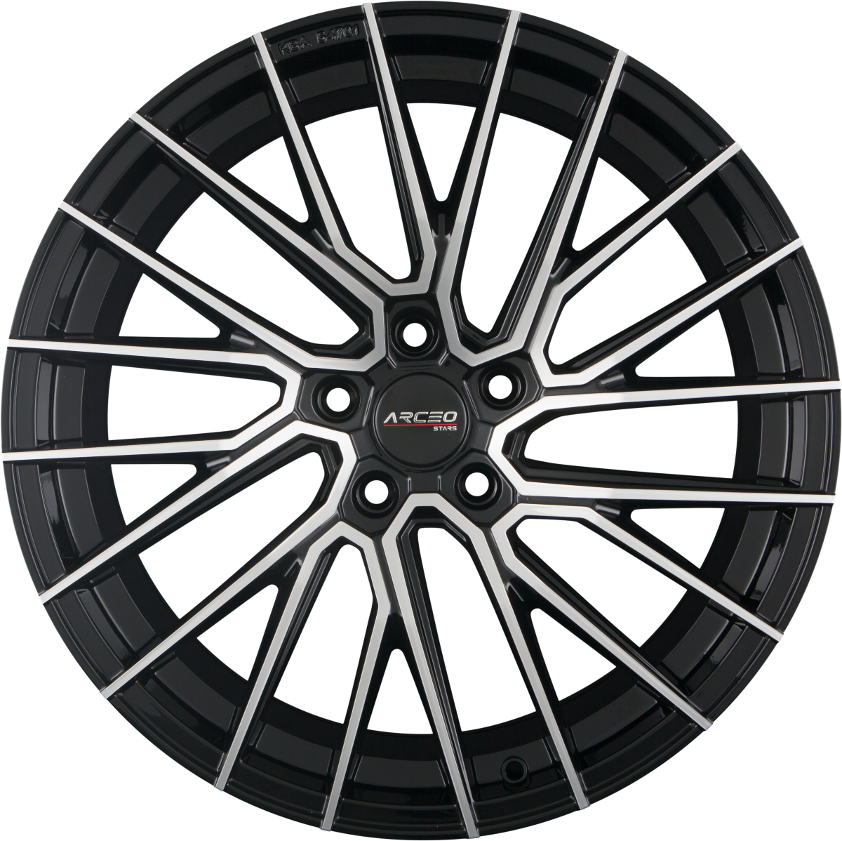 Arceo Wheels ASW-02 Black Diamond Alufelge 8.5x19 Zoll ET45 LK 5x112 ML73.1