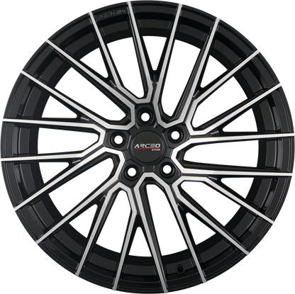 Arceo Wheels ASW-02 Black Diamond Alufelge 8.5x19 Zoll ET45 LK 5x112 ML73.1