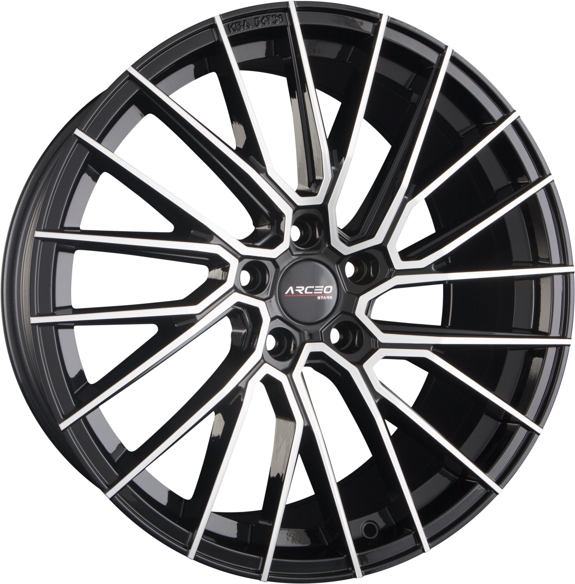 Arceo Wheels ASW-02 Black Diamond Alufelge 8.5x19 Zoll ET45 LK 5x112 ML73.1 – Bild 2