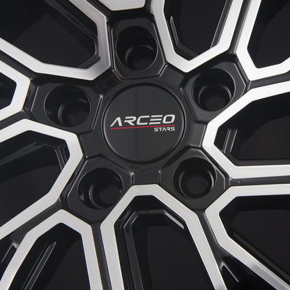 Arceo Wheels ASW-02 Black Diamond Alufelge 8.5x19 Zoll ET45 LK 5x112 ML73.1 – Bild 4