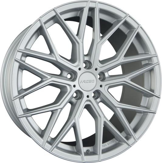 Arceo Wheels Valencia White Silver Alufelge 9.5x19 Zoll ET45 LK 5x112 ML73.1 – Bild 2