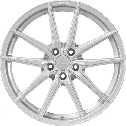 Arceo Wheels Monaco white silver 8.5x19 ET45 - LK5/112 ML73.1