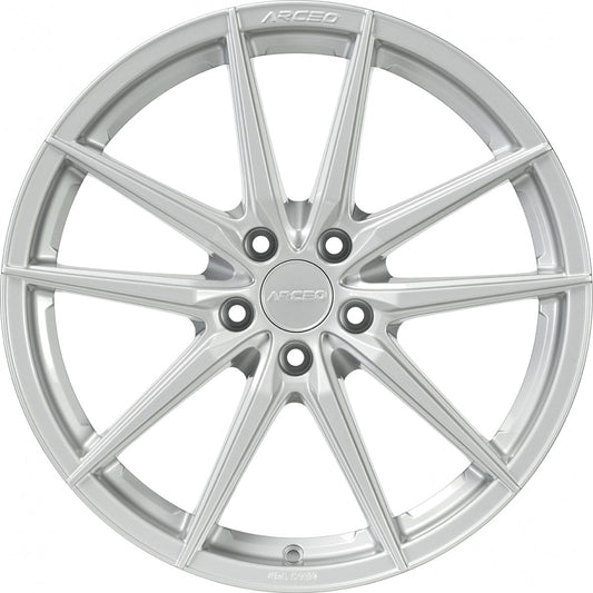 Arceo Wheels Monaco white silver 8.5x19 ET45 - LK5/112 ML73.1